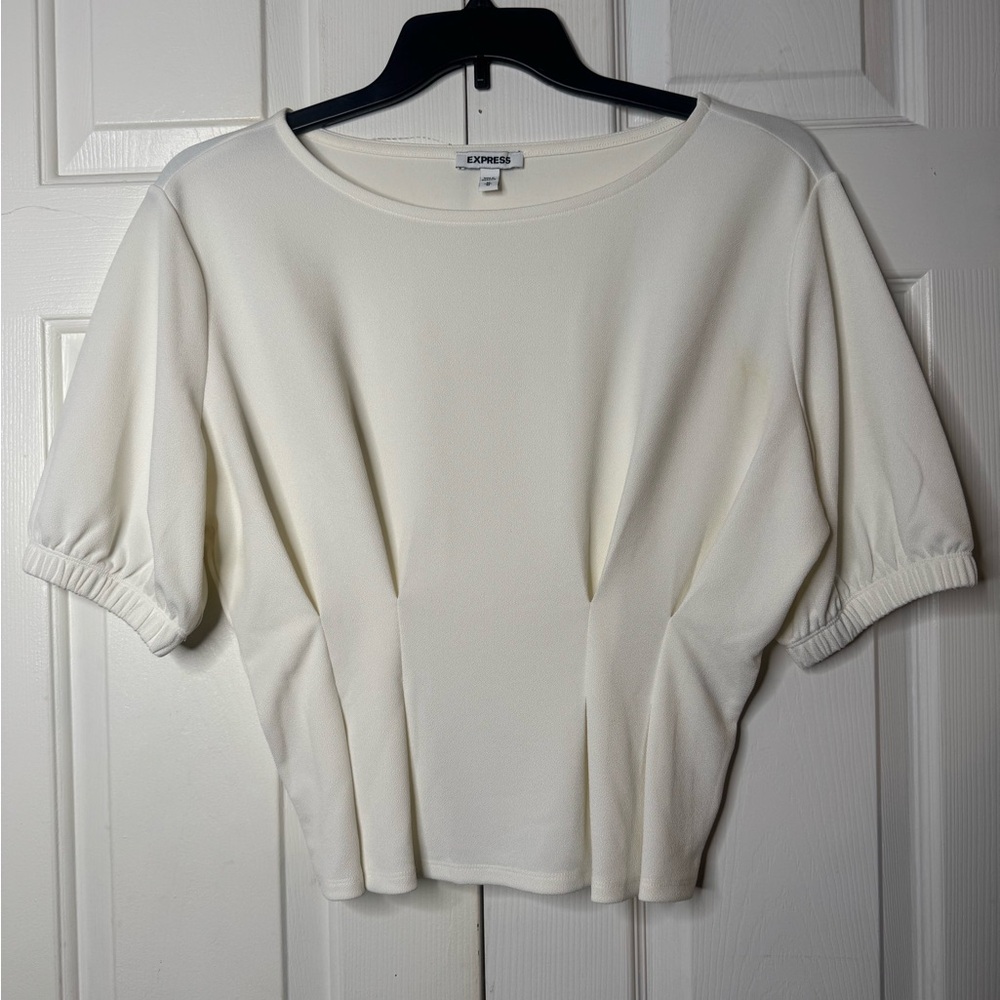 Express Cream Blouse - Picture 9 of 9
